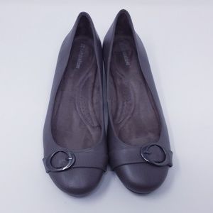 Naturalizer Grey Low Wedge Flat